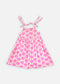 Girls Stripes and Strap Dress Shell